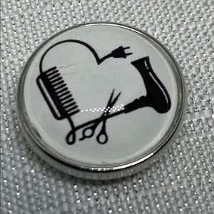 Hairdresser/Stylist Snap Button Charm - Oh Snap!